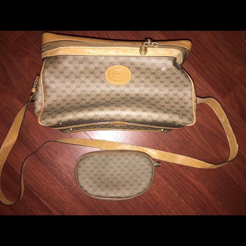 Vintage Gucci Makeup & Cosmetic Bag